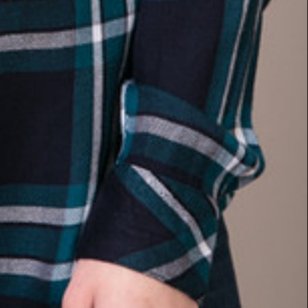 Rails Hunter Spruce And Teal Plaid Button-Down Shirt - Picture 4 of 8
